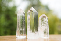 Polished Clear Quartz Crystal Points x 12 From Madagascar - TopRock