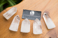 Polished Clear Quartz Crystal Points x 12 From Madagascar - TopRock