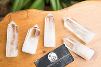 Polished Clear Quartz Crystal Points x 12 From Madagascar - TopRock