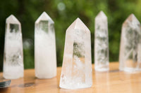 Polished Clear Quartz Crystal Points x 12 From Madagascar - TopRock