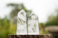 Polished Clear Quartz Crystal Points x 12 From Madagascar - TopRock