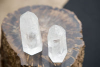 Polished Clear Quartz Crystal Points x 12 From Madagascar - TopRock