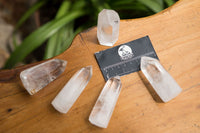 Polished Clear Quartz Crystal Points x 12 From Madagascar - TopRock