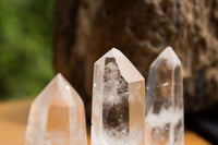 Polished Clear Quartz Crystal Points x 12 From Madagascar - TopRock