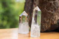 Polished Clear Quartz Crystal Points x 12 From Madagascar - TopRock