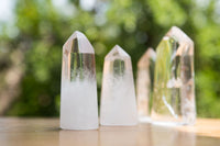 Polished Clear Quartz Crystal Points x 12 From Madagascar - TopRock