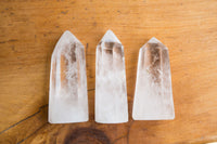 Polished Clear Quartz Crystal Points x 12 From Madagascar - TopRock