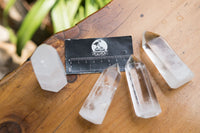 Polished Clear Quartz Crystal Points x 12 From Madagascar - TopRock