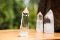 Polished Clear Quartz Crystal Points x 12 From Madagascar - TopRock