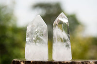 Polished Clear Quartz Crystal Points x 12 From Madagascar - TopRock