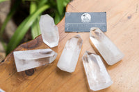 Polished Clear Quartz Crystal Points x 12 From Madagascar - TopRock