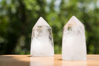 Polished Clear Quartz Crystal Points x 12 From Madagascar - TopRock