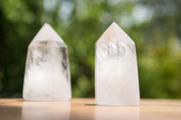 Polished Clear Quartz Crystal Points x 12 From Madagascar - TopRock