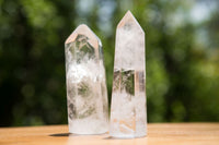 Polished Clear Quartz Crystal Points x 12 From Madagascar - TopRock