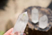 Polished Clear Quartz Crystal Points x 12 From Madagascar - TopRock