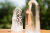 Polished Clear Quartz Crystal Points x 12 From Madagascar - TopRock