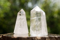 Polished Clear Quartz Crystal Points x 12 From Madagascar - TopRock