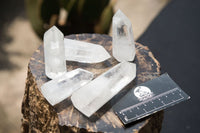 Polished Clear Quartz Crystal Points x 12 From Madagascar - TopRock