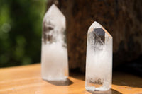 Polished Clear Quartz Crystal Points x 12 From Madagascar - TopRock