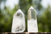 Polished Clear Quartz Crystal Points x 12 From Madagascar - TopRock