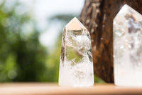 Polished Clear Quartz Crystal Points x 12 From Madagascar - TopRock