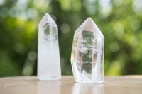 Polished Clear Quartz Crystal Points x 12 From Madagascar - TopRock