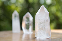 Polished Clear Quartz Crystal Points x 12 From Madagascar - TopRock