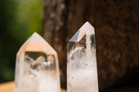 Polished Clear Quartz Crystal Points x 12 From Madagascar - TopRock