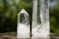 Polished Clear Quartz Crystal Points x 12 From Madagascar - TopRock