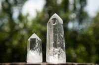 Polished Clear Quartz Crystal Points x 12 From Madagascar - TopRock