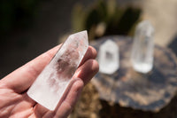 Polished Clear Quartz Crystal Points x 12 From Madagascar - TopRock