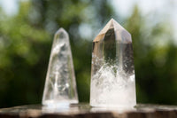 Polished Clear Quartz Crystal Points x 12 From Madagascar - TopRock