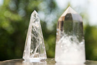 Polished Clear Quartz Crystal Points x 12 From Madagascar - TopRock