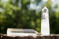 Polished Clear Quartz Crystal Points x 12 From Madagascar - TopRock