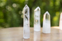 Polished Clear Quartz Crystal Points x 12 From Madagascar - TopRock