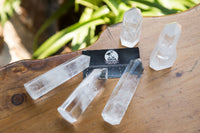 Polished Clear Quartz Crystal Points x 12 From Madagascar - TopRock