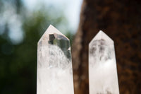 Polished Clear Quartz Crystal Points x 12 From Madagascar - TopRock