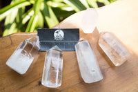 Polished Clear Quartz Crystal Points x 12 From Madagascar - TopRock