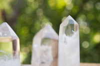 Polished Clear Quartz Crystal Points x 12 From Madagascar - TopRock