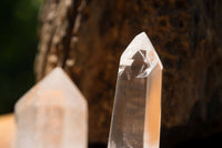 Polished Clear Quartz Crystal Points x 12 From Madagascar - TopRock