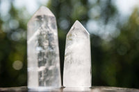 Polished Clear Quartz Crystal Points x 12 From Madagascar - TopRock