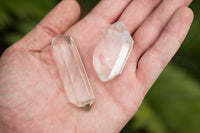 Polished Mini Double Terminated Clear Quartz Crystals x 35 From Madagascar - TopRock