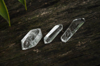 Polished Mini Double Terminated Clear Quartz Crystals x 35 From Madagascar - TopRock