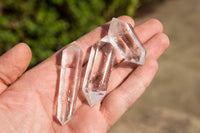 Polished Mini Double Terminated Clear Quartz Crystals x 35 From Madagascar - TopRock