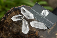 Polished Mini Double Terminated Clear Quartz Crystals x 35 From Madagascar - TopRock