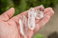 Polished Mini Double Terminated Clear Quartz Crystals x 35 From Madagascar - TopRock