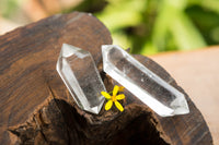 Polished Mini Double Terminated Clear Quartz Crystals x 35 From Madagascar - TopRock