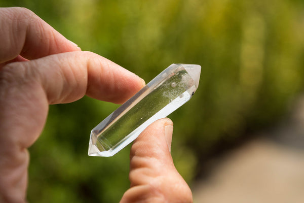 Polished Mini Double Terminated Clear Quartz Crystals x 35 From Madagascar - TopRock