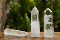 Polished Clear Quartz Crystal Points x 6 From Madagascar - TopRock