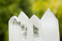 Polished Clear Quartz Crystal Points x 6 From Madagascar - TopRock